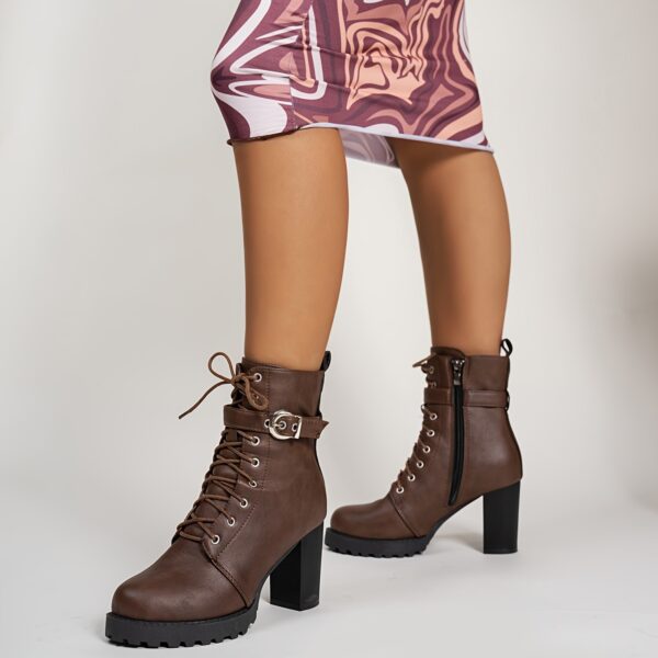 Elegant Women's Ankle Boots in Black, Brown, and Green
