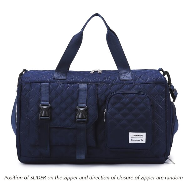 Spacious Argyle Travel Duffle Bag