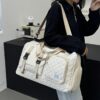 Spacious Argyle Travel Duffle Bag