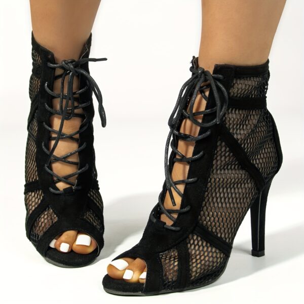Women's Breathable Mesh Stiletto Heels