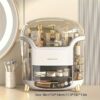 Acrylic Cosmetic Organizer, Multi-Functional Dust-Proof Skincare Jewelry Storage Box