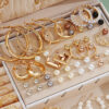 86pcs/set Fashionable and Elegant Necklace, Earrings, Rings, Studs, Jewelry Set , No Box