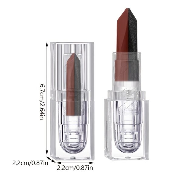Dual-Tone Lipstick  Long-Lasting Waterproof Formula