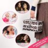 Portable Travel Facial Cosmetics Full Set Leopard Print Matte Velvet