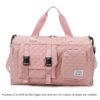 Spacious Argyle Travel Duffle Bag