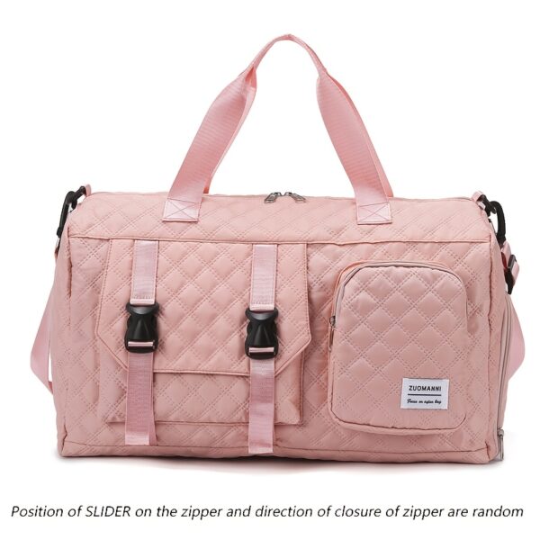 Spacious Argyle Travel Duffle Bag