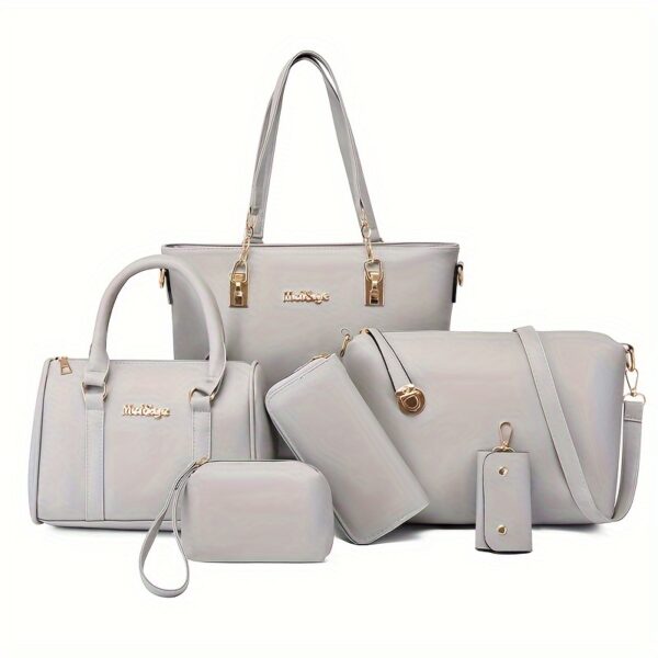 Women's six-piece Pu mother bag cross-over bag