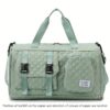 Spacious Argyle Travel Duffle Bag