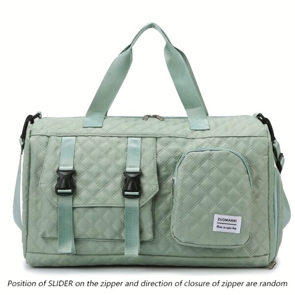 Spacious Argyle Travel Duffle Bag
