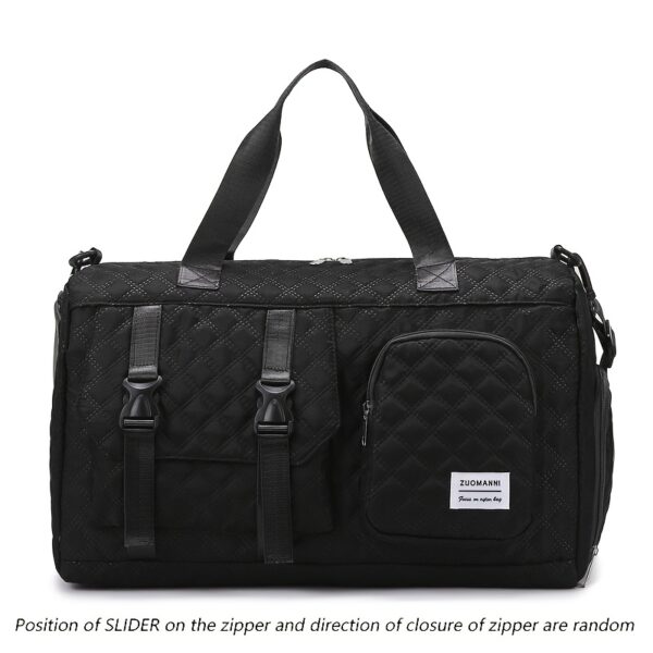 Spacious Argyle Travel Duffle Bag
