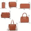Women's six-piece Pu mother bag cross-over bag