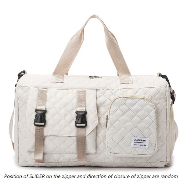 Spacious Argyle Travel Duffle Bag