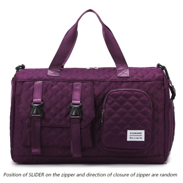 Spacious Argyle Travel Duffle Bag