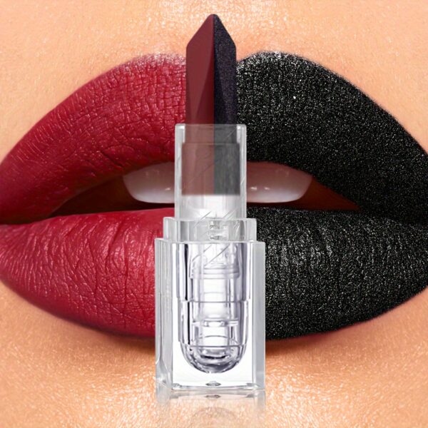 Dual-Tone Lipstick  Long-Lasting Waterproof Formula