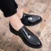 Luxurious Original New Men's Business British Leisure Leather Shoes Oxford Shoes
