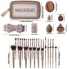 A Set of 55 Facial Makeup Tools, Including 30 Makeup Brushes