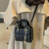 Elegant Quilted PU Shoulder Bag for Women