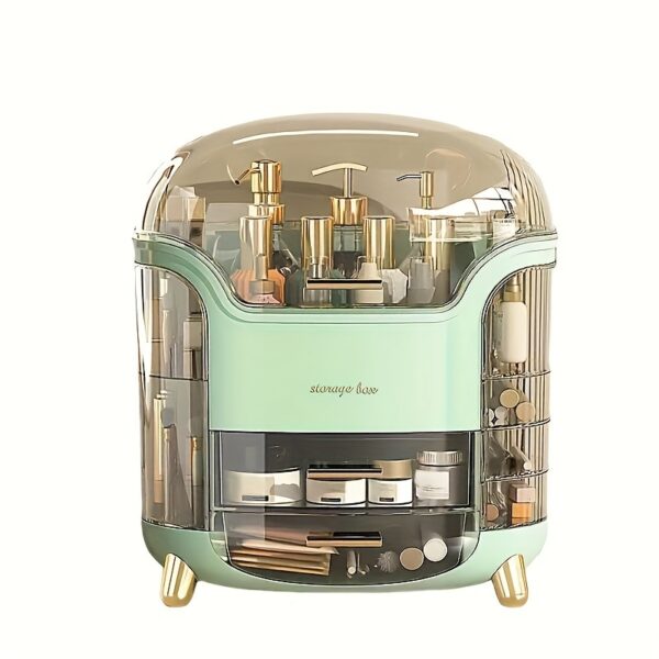 Acrylic Cosmetic Organizer, Multi-Functional Dust-Proof Skincare Jewelry Storage Box