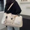 Spacious Argyle Travel Duffle Bag