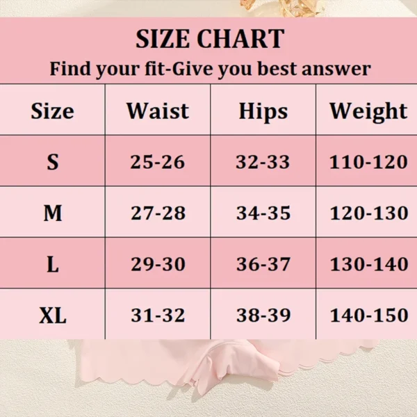 2PCS Women's Panties Seamless Wavy Edge Silk Satin Boxers Underwear