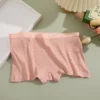 Seamless Women Cotton Boxers Underwear Ice Silk Shorts