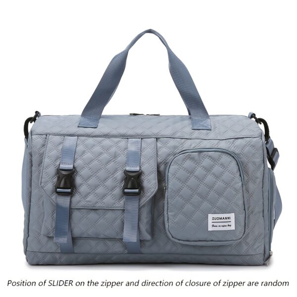 Spacious Argyle Travel Duffle Bag