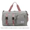 Spacious Argyle Travel Duffle Bag