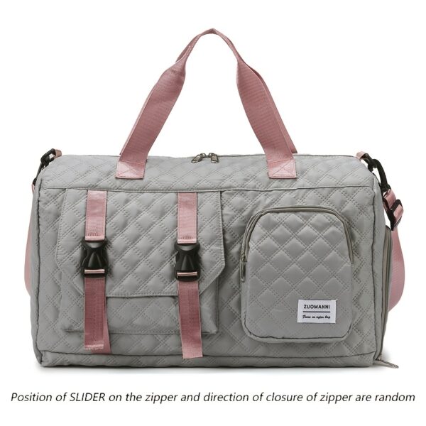 Spacious Argyle Travel Duffle Bag