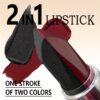 Dual-Tone Lipstick  Long-Lasting Waterproof Formula