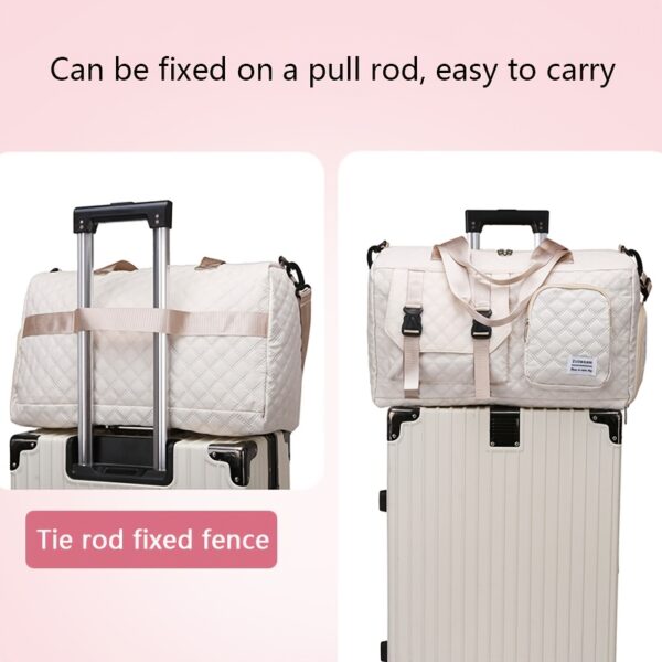 Spacious Argyle Travel Duffle Bag