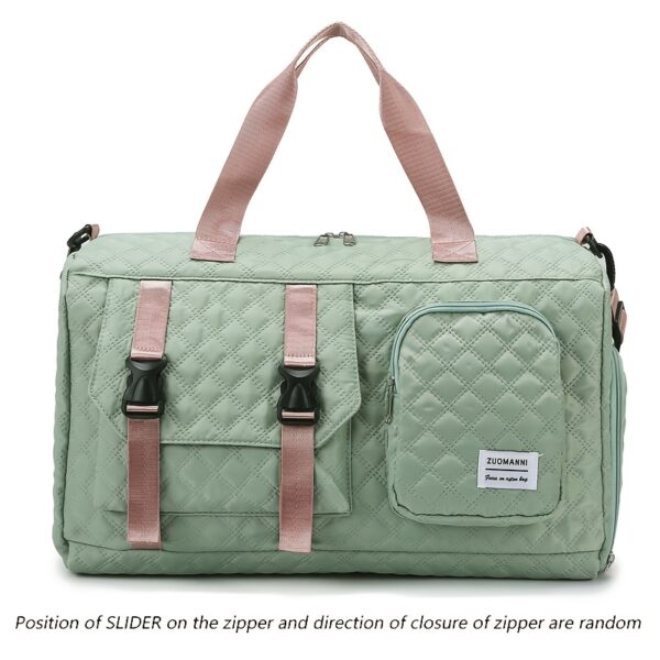 Spacious Argyle Travel Duffle Bag