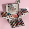 Portable Travel Facial Cosmetics Full Set Leopard Print Matte Velvet