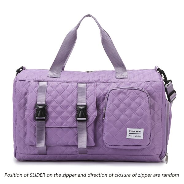 Spacious Argyle Travel Duffle Bag