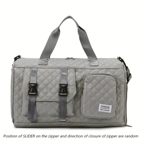 Spacious Argyle Travel Duffle Bag