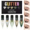 5pcs Pearl Glitter Diamond Eyeliner Liquid Set, Long-lasting Waterproof