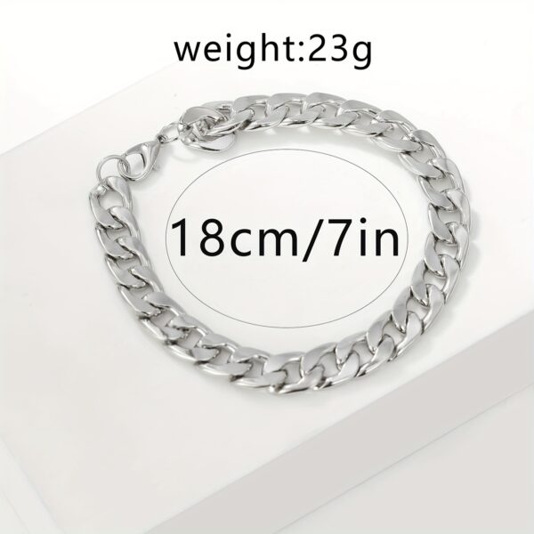 3pcs/set, Men's Stainless Steel Casual Trend Disc Calendar Quartz Watch And Lion Head Necklace Bracelet Set