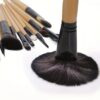 24pcs Professional Makeup Brush Set for Beginners - Oval Brushes with ABS Plastic Handles and Polyester Bristles, Unscented, Suitable for Normal Skin, Includes Foundation, Blush, Eye Shadow, Concealer Brushes with Soft Bristles and Durable Holder