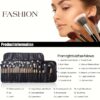 24pcs Professional Makeup Brush Set for Beginners - Oval Brushes with ABS Plastic Handles and Polyester Bristles, Unscented, Suitable for Normal Skin, Includes Foundation, Blush, Eye Shadow, Concealer Brushes with Soft Bristles and Durable Holder