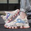 Men'S Athletic Casual Sneakers - Striped Pattern, All-Season
