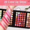 Makeup Set With Full 177 Colors Including Eyeshadow Palette Blush Lip Gloss Concealer, All In One Makeup Kit For Women Full Kit With Mirror And Applicators Ideal For Mother's Day Makeup Set