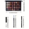 40 colors Nude Eyeshadow Set with Mascara, Eyeliner, and Eyebrow Pencil - Complete Eye Makeup Kit for a Natural and Glamorous Look