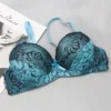 New BCDE Cup Embroidered Lace Up Bras Plus Size Women