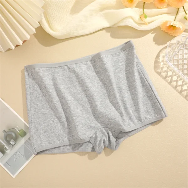 New Women's Panties Cotton Seamless Sports Boxers Underwear Female