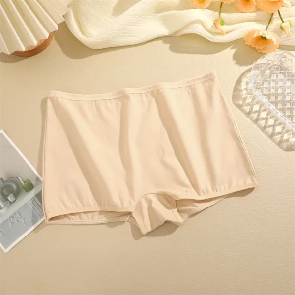 New Women's Panties Cotton Seamless Sports Boxers Underwear Female