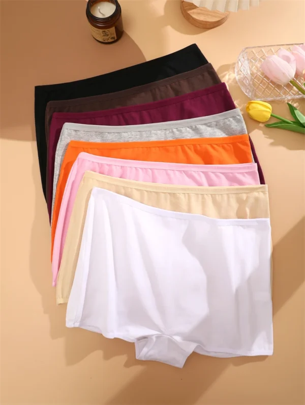 New Women's Panties Cotton Seamless Sports Boxers Underwear Female