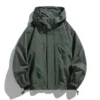 Men Jacket Hooded Windbreaker Trench Coats Oversize 6XL 7XL 8XL Plus Size Waterproof Black Bomber Camping Loose Thin Softshell