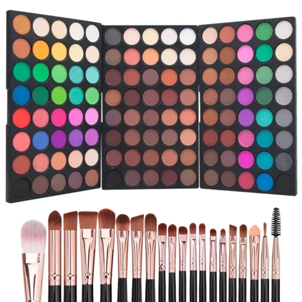 120 Color Eye Makeup Waterproof Make up Nude Eye Shadow Palette Glitter Matte Pigmented Powder Pressed Shine Eyeshadow Cosmetic