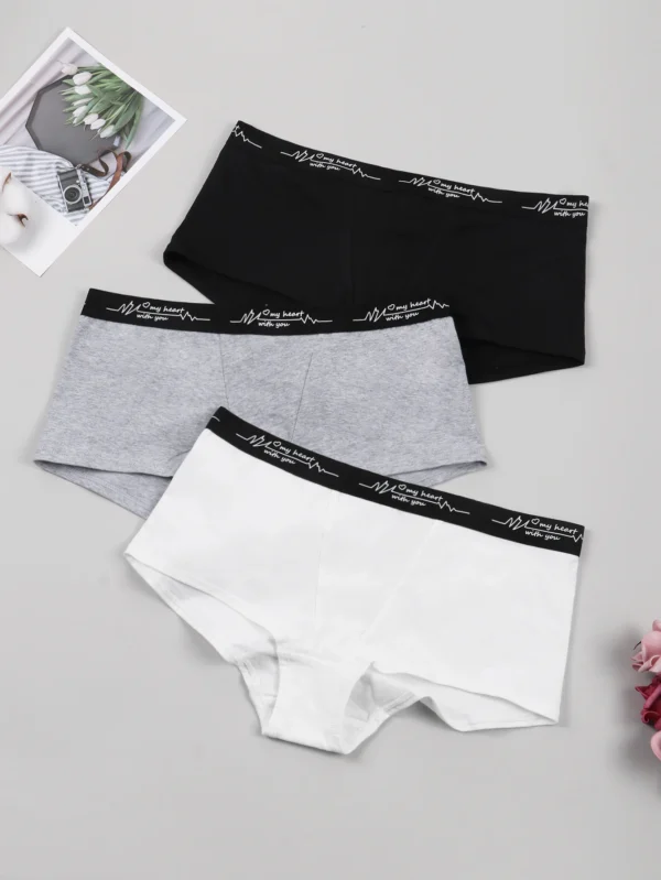 Varsbaby Women Boyshort Underwear Boxer Briefs Sport Panties