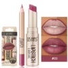 2 In 1 Matte Lipstick&lip Liner Set 12 Colors Lip Pencil High Pigmented Waterproof Long Lasting Lip Stick Lips Makeup
