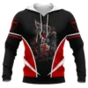 Hoodies Knight Templar Armor Jesus God Guard Cavalier 3d Print Sweatshirts